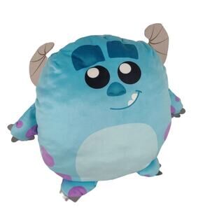 Disney 100 Pixar Mattel Cuutopia Sulley Monsters Inc 14" Squishy Plush Pillow